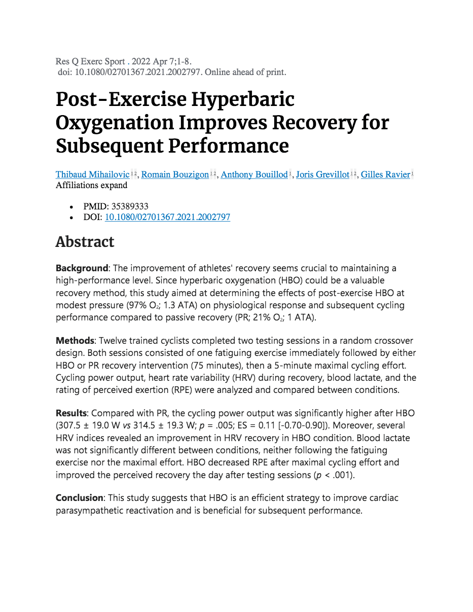 post exercise hyperbari coxygen, improve recovery performance, triathlete, triathlete of utah, bike run swim, marathon, athlete, running recovery, marathon recovery, iron man, iron man recovery, running pain, achilles pain, plantar fasciitis, swimming injury, bike injury, trip sport, football injury, basketball injury, pulled muscle, muscle pain, back pain, leg pain, shin splints, achilles tendonitis, elbow pain, pickle ball, elbow treatment, pulled hamstring, pulled groin, shoulder pain