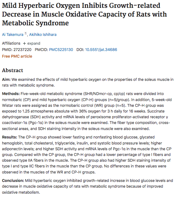 mild hyperbaric oxygen inhibits growth-related decrease muscle oxidative capacity, metabolic syndrome, stroke, ischemic stroke, transient ischemic attack, hemorrhagic stroke, ischemic, mini stroke, brain stroke, tia stroke, mini stroke symptoms stroke treatment, stroke therapy