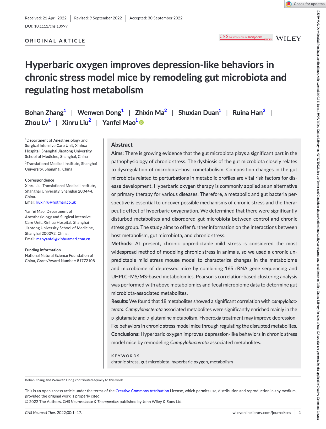 hyperbaric oxygen improves depresion behavior, chronic stress, gut bicrobiota, regulating hsot metabolism, depression, depression symptoms, postpartum, postpartum depression signs of depression, clinical depression, antidepressants, major depressive disorder, manic depression, seasonal affective disorder, seasonal depression, high functioning depression, major depressive disorder symptoms, types of depression, postpartum psychosis